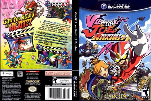 Viewtiful Joe Red Hot Rumble Cover - Click for full size image